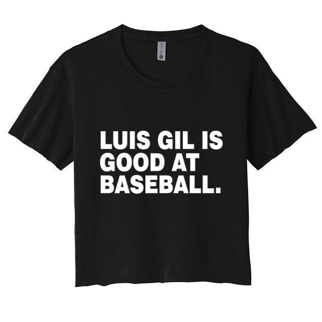 Luis Gil Is Good At Baseball Crop Top