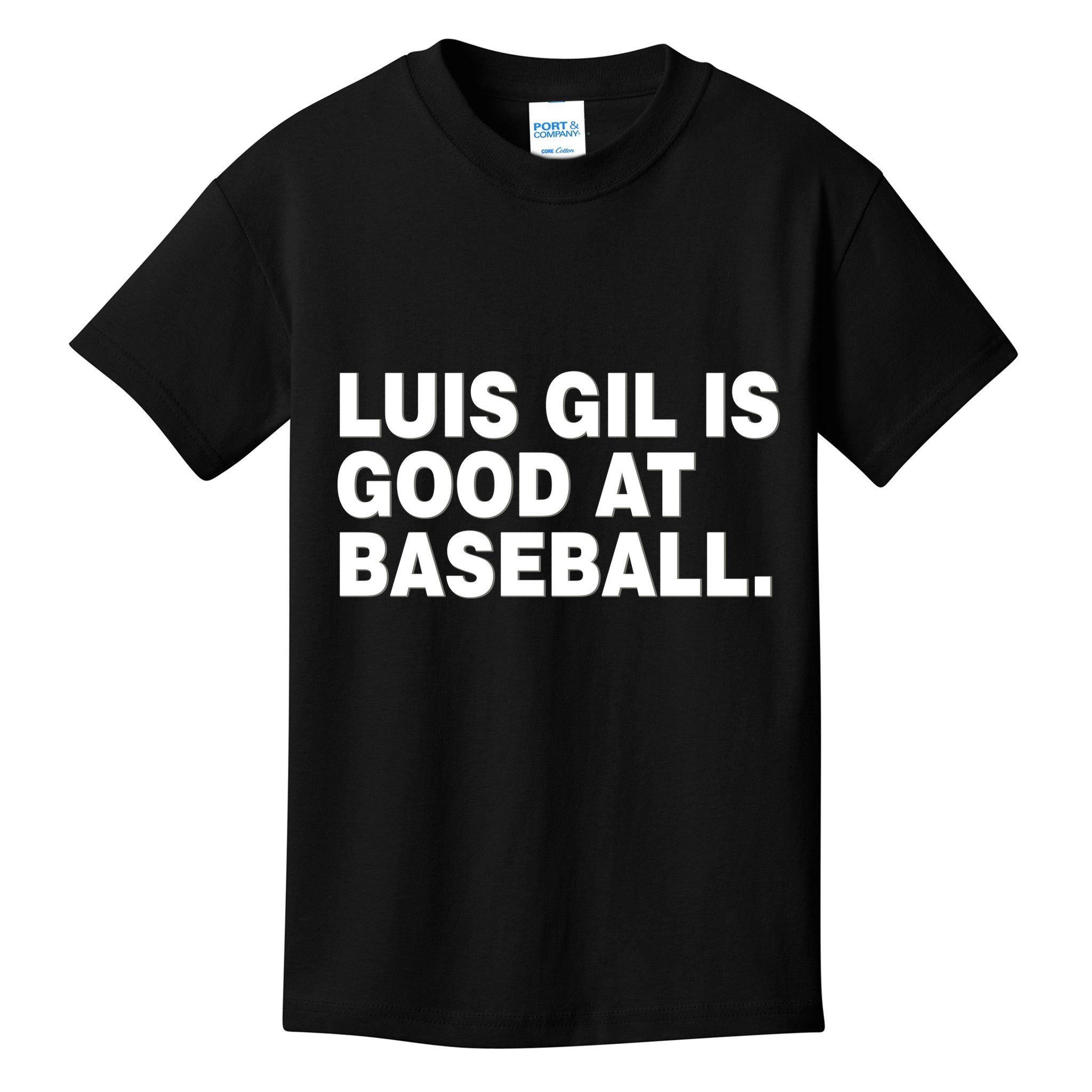 Luis Gil Is Good At Baseball Kids T-Shirt
