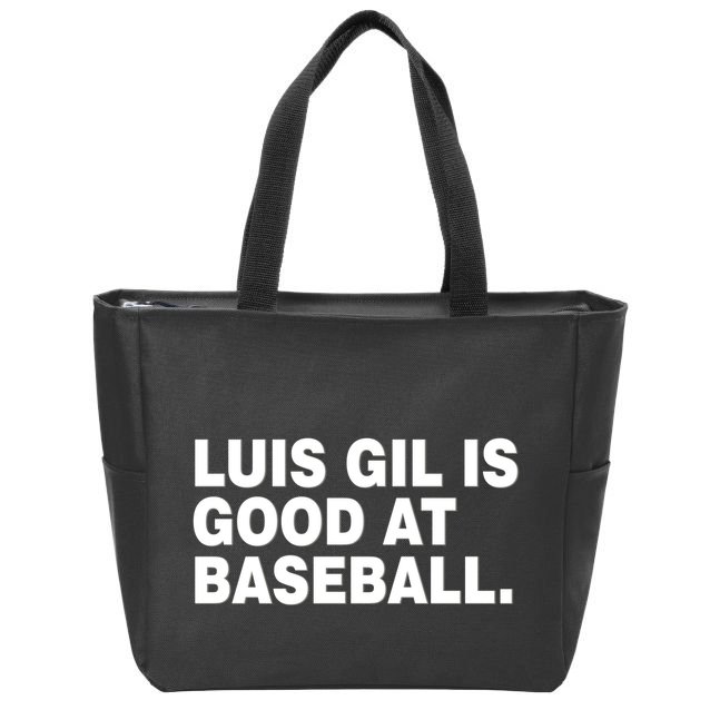 Luis Gil Is Good At Baseball Zip Tote Bag