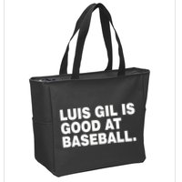 Luis Gil Is Good At Baseball Zip Tote Bag