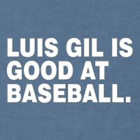 Luis Gil Is Good At Baseball Garment-Dyed Sweatshirt
