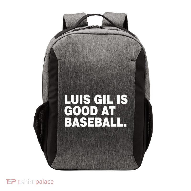Luis Gil Is Good At Baseball Vector Backpack