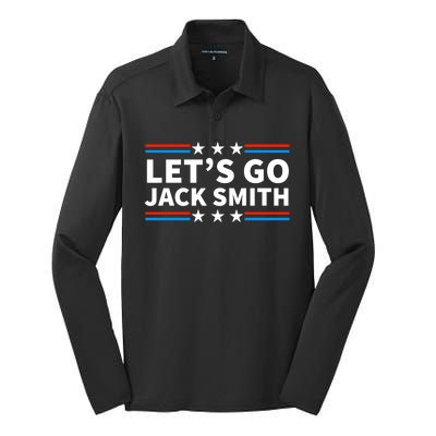 Lets Go Jack Smith For President Fun Summer USA Silk Touch Performance Long Sleeve Polo