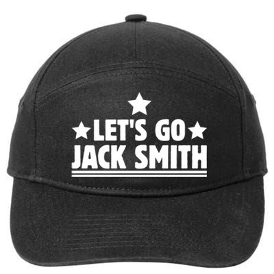 Lets Go Jack Smith For President Fun Summer USA 7-Panel Snapback Hat