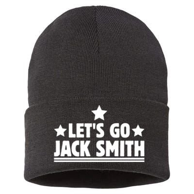 Lets Go Jack Smith For President Fun Summer USA Sustainable Knit Beanie