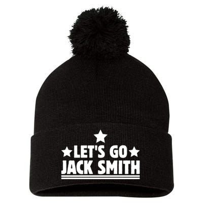 Lets Go Jack Smith For President Fun Summer USA Pom Pom 12in Knit Beanie