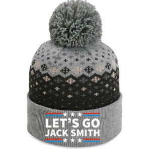 Lets Go Jack Smith For President The Baniff Cuffed Pom Beanie