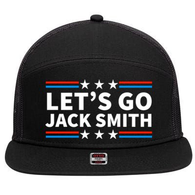 Lets Go Jack Smith For President 7 Panel Mesh Trucker Snapback Hat