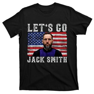 Lets Go Jack Smith For President USA Flag T-Shirt