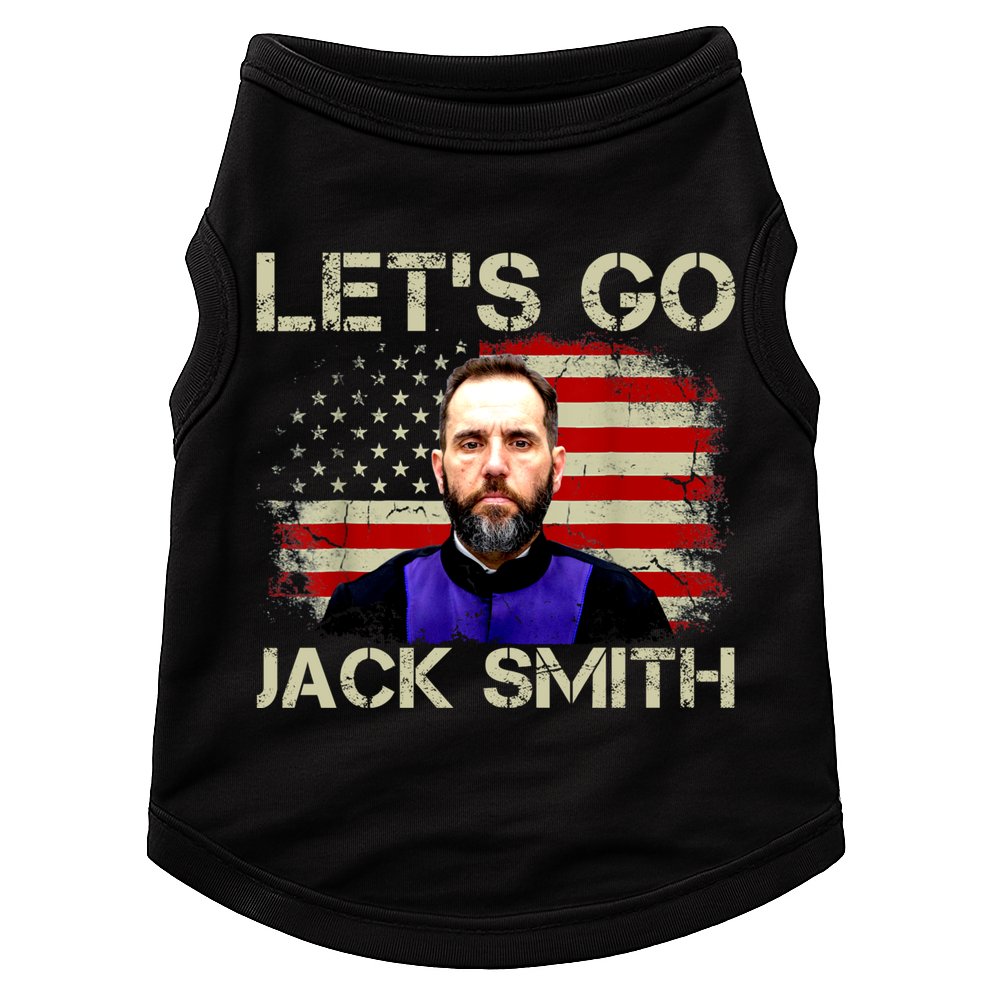 Lets Go Jack Smith For President USA Flag Doggie Tank