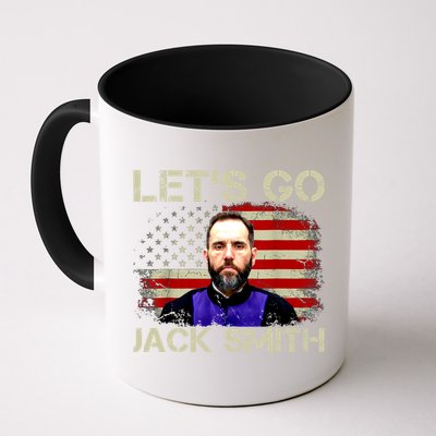 Lets Go Jack Smith For President USA Flag Mug