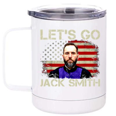 Lets Go Jack Smith For President USA Flag 12 oz Stainless Steel Tumbler Cup