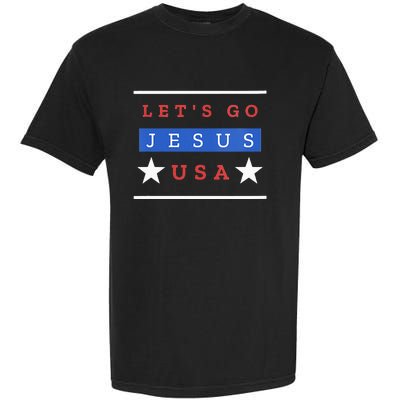 Lets Go Jesus. Spin On Lets Go Brandon. Spread Positivity Garment-Dyed Heavyweight T-Shirt