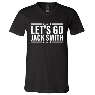 LETS GO JACK SMITH Jack Smith V-Neck T-Shirt