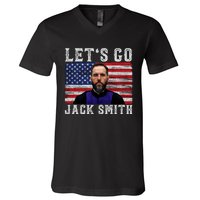 LETS GO JACK SMITH Jack Smith V-Neck T-Shirt