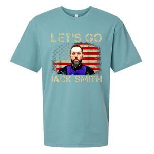 LETS GO JACK SMITH American Flag Design Sueded Cloud Jersey T-Shirt