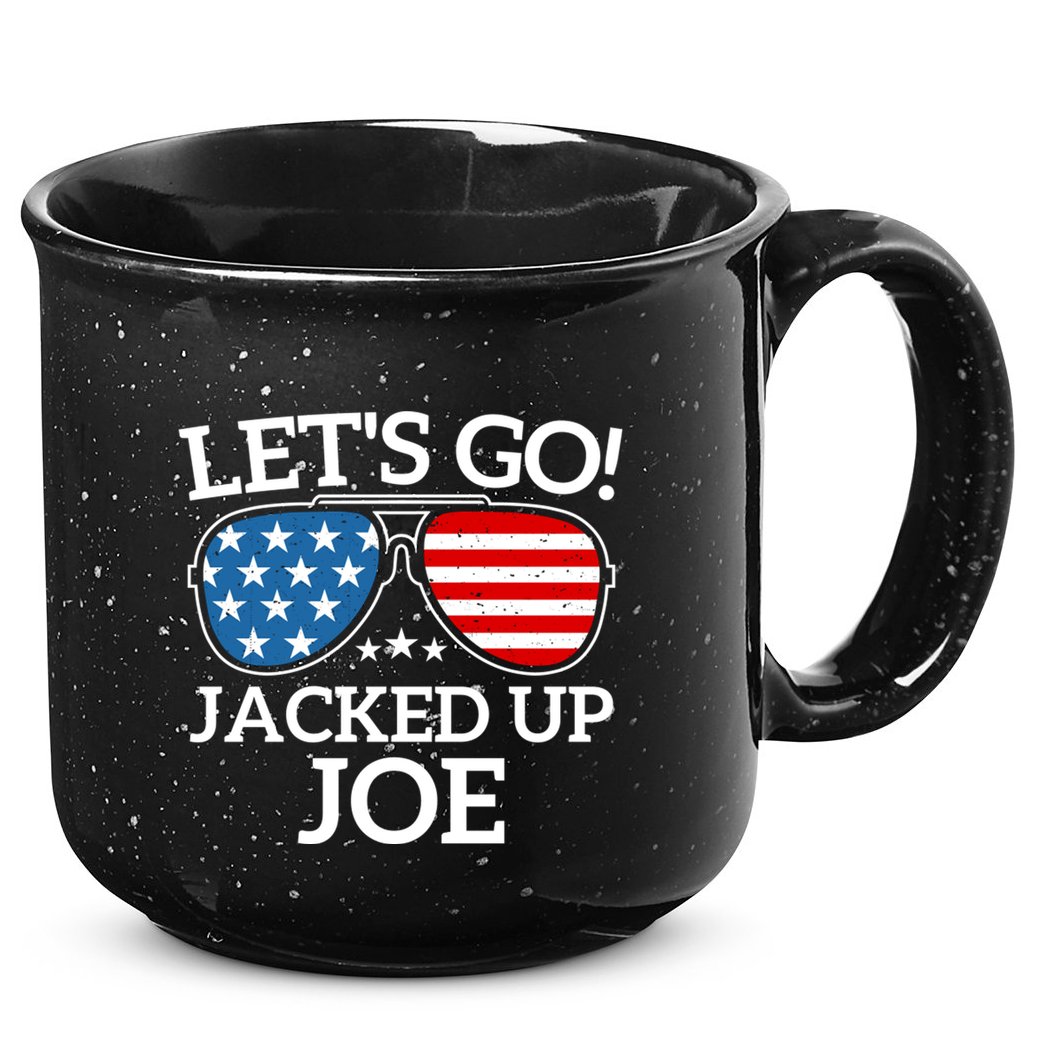 LetS Go Jacked Up Joe 15oz Campfire Ceramic Mug