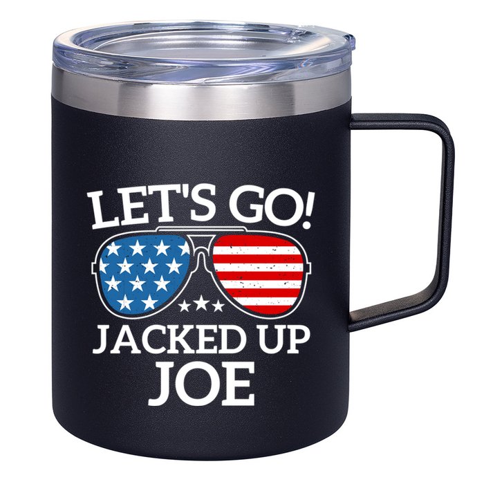 LetS Go Jacked Up Joe 12oz Stainless Steel Coffee Mug