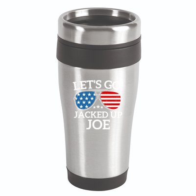 LetS Go Jacked Up Joe 16oz Travel Tumbler