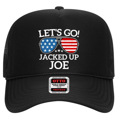 LetS Go Jacked Up Joe Trucker Hat