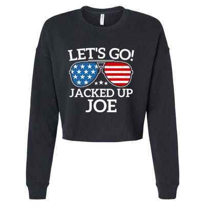 LetS Go Jacked Up Joe Cropped Pullover Crew