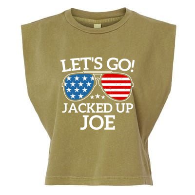 LetS Go Jacked Up Joe Garment-Dyed Women's Muscle Tee