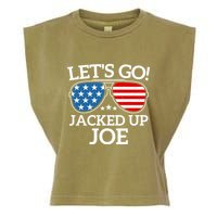LetS Go Jacked Up Joe Garment-Dyed Women's Muscle Tee