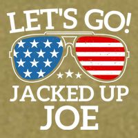 LetS Go Jacked Up Joe Garment-Dyed Women's Muscle Tee