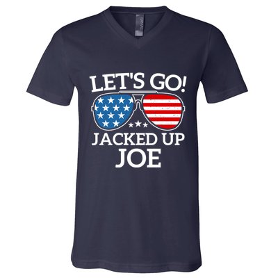 LetS Go Jacked Up Joe V-Neck T-Shirt