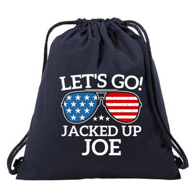 LetS Go Jacked Up Joe Drawstring Bag