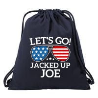 LetS Go Jacked Up Joe Drawstring Bag