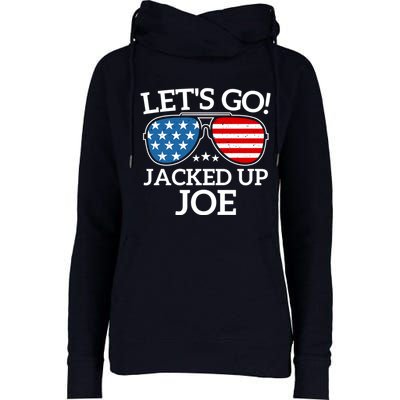 LetS Go Jacked Up Joe Womens Funnel Neck Pullover Hood