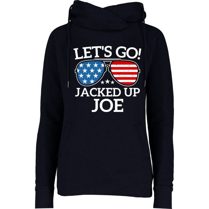 LetS Go Jacked Up Joe Womens Funnel Neck Pullover Hood