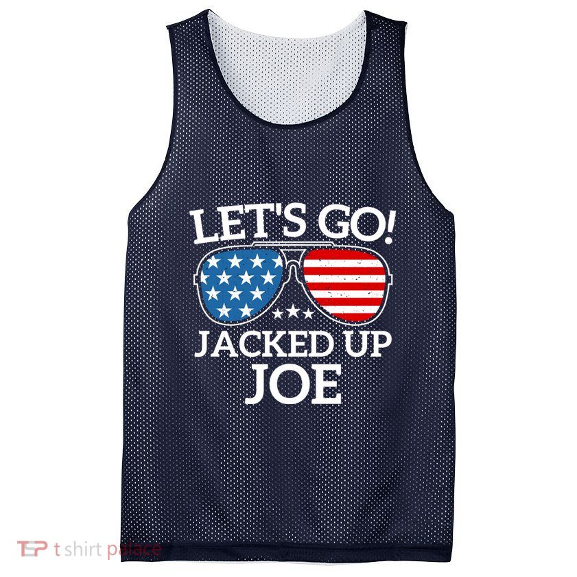 LetS Go Jacked Up Joe Mesh Reversible Basketball Jersey Tank
