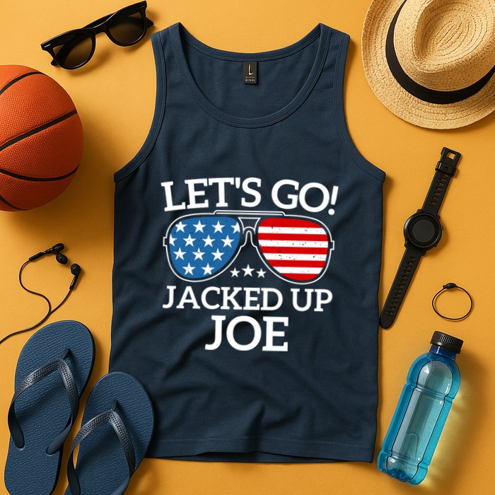 LetS Go Jacked Up Joe Tank Top