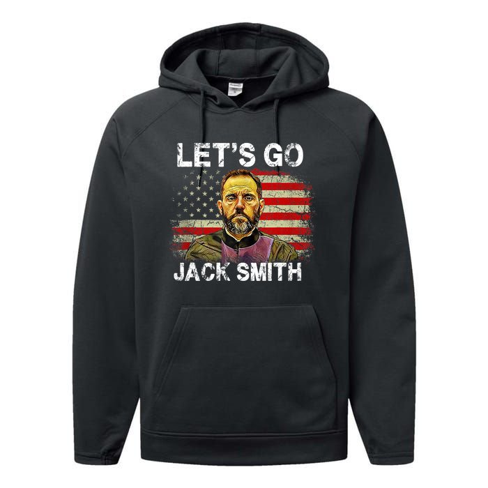 Lets Go Jack Smith Funny Jack Smith Political Performance Fleece Hoodie