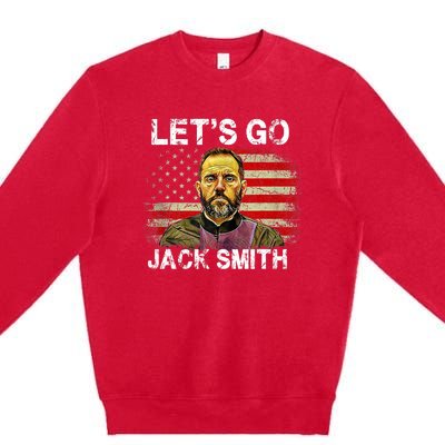 Lets Go Jack Smith Funny Jack Smith Political Premium Crewneck Sweatshirt