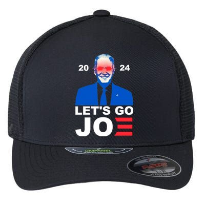 Let's Go Joe 2024 Biden Harris Re Election Flexfit Unipanel Trucker Cap