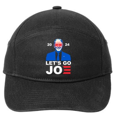 Let's Go Joe 2024 Biden Harris Re Election 7-Panel Snapback Hat