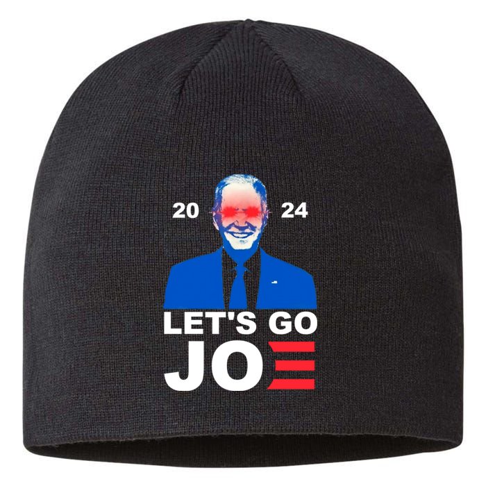 Let's Go Joe 2024 Biden Harris Re Election Sustainable Beanie