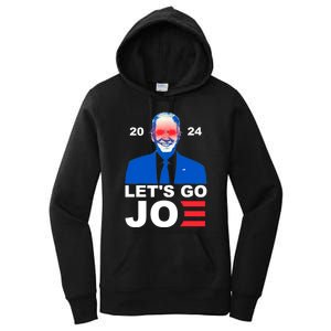 Let's Go Joe 2024 Biden Harris Re Election Women's Pullover Hoodie