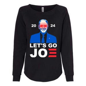 Let's Go Joe 2024 Biden Harris Re Election Womens California Wash Sweatshirt