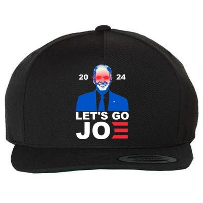 Let's Go Joe 2024 Biden Harris Re Election Wool Snapback Cap