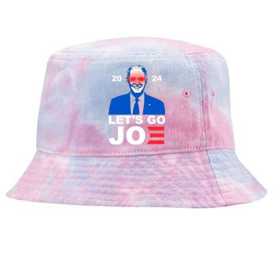 Let's Go Joe 2024 Biden Harris Re Election Tie-Dyed Bucket Hat