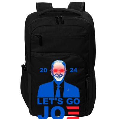 Let's Go Joe 2024 Biden Harris Re Election Impact Tech Backpack