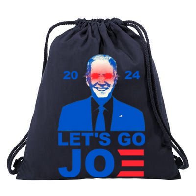 Let's Go Joe 2024 Biden Harris Re Election Drawstring Bag