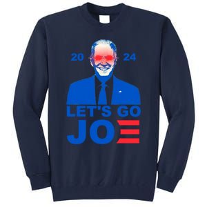 Let's Go Joe 2024 Biden Harris Re Election Tall Sweatshirt