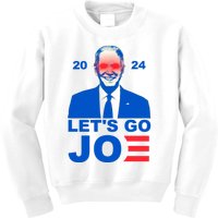 Let's Go Joe 2024 Biden Harris Re Election Kids Sweatshirt