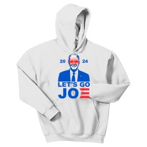 Let's Go Joe 2024 Biden Harris Re Election Kids Hoodie