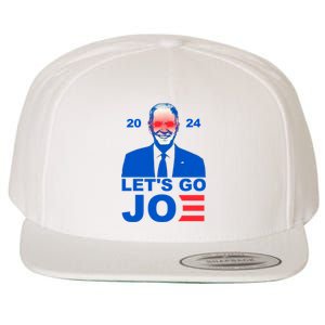 Let's Go Joe 2024 Biden Harris Re Election Wool Snapback Cap